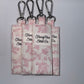 Blush Bloom Lip Balm Holder Keychain