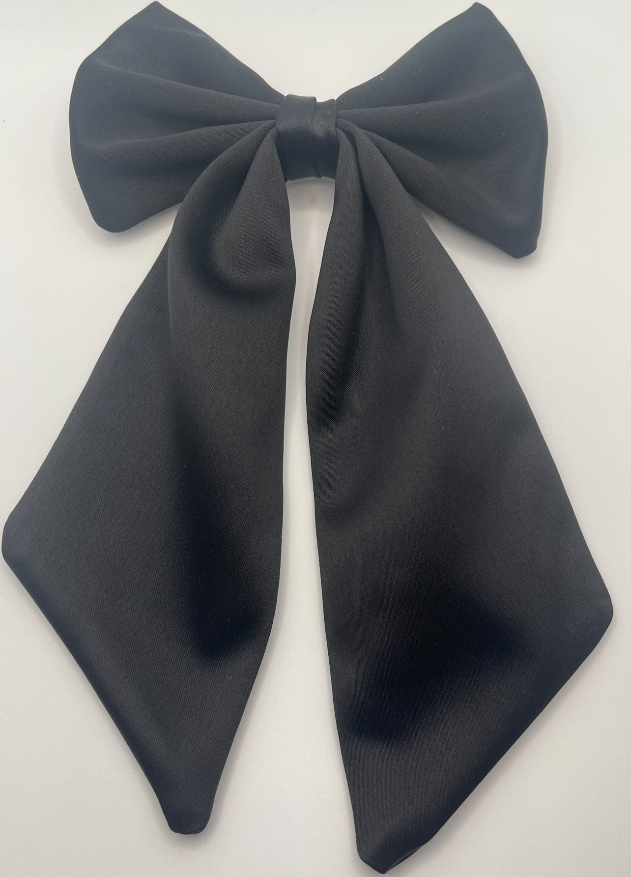 Midnight Satin Bow