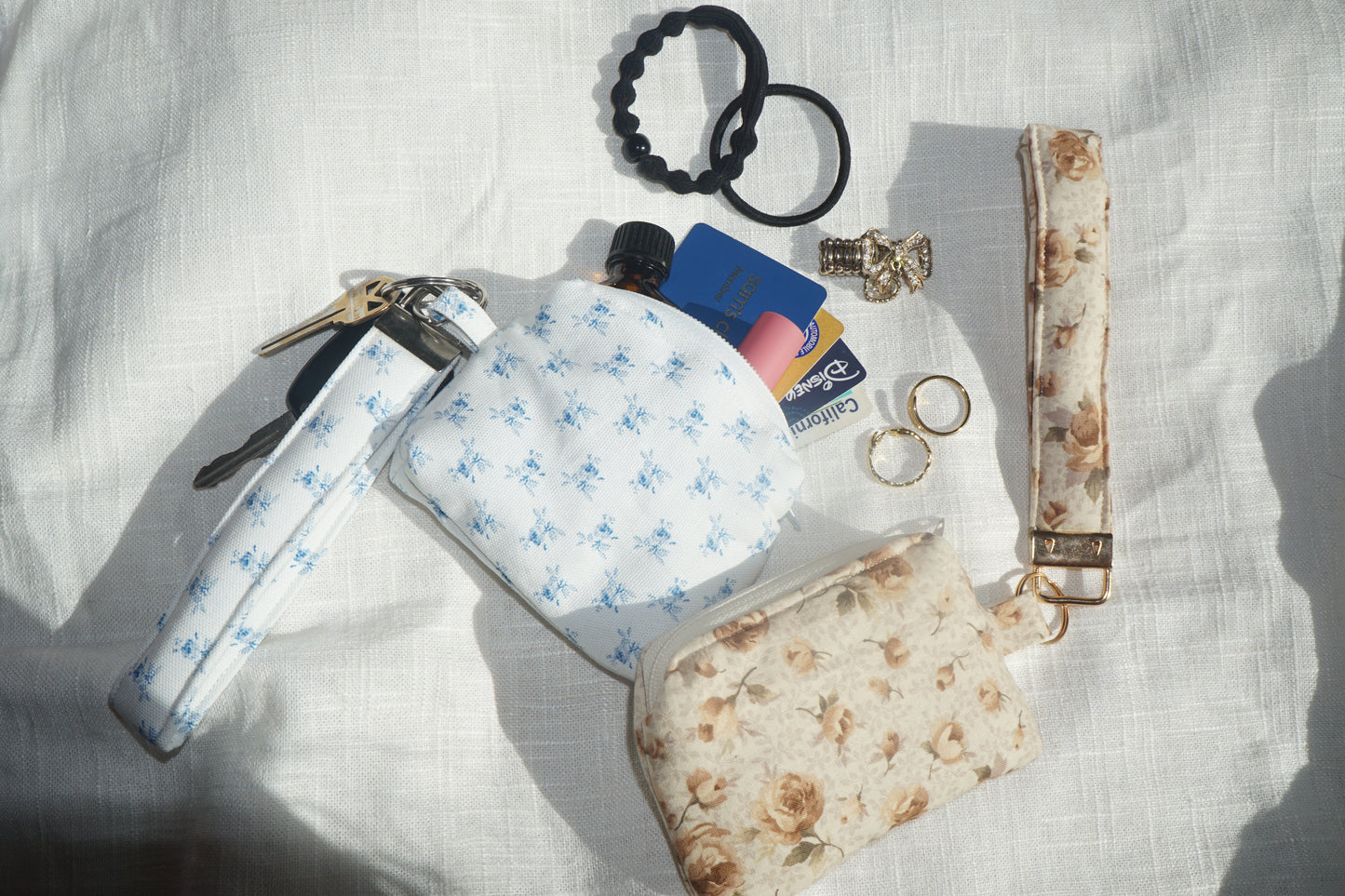 Blossom Zippy Wallet & Wristlet Set