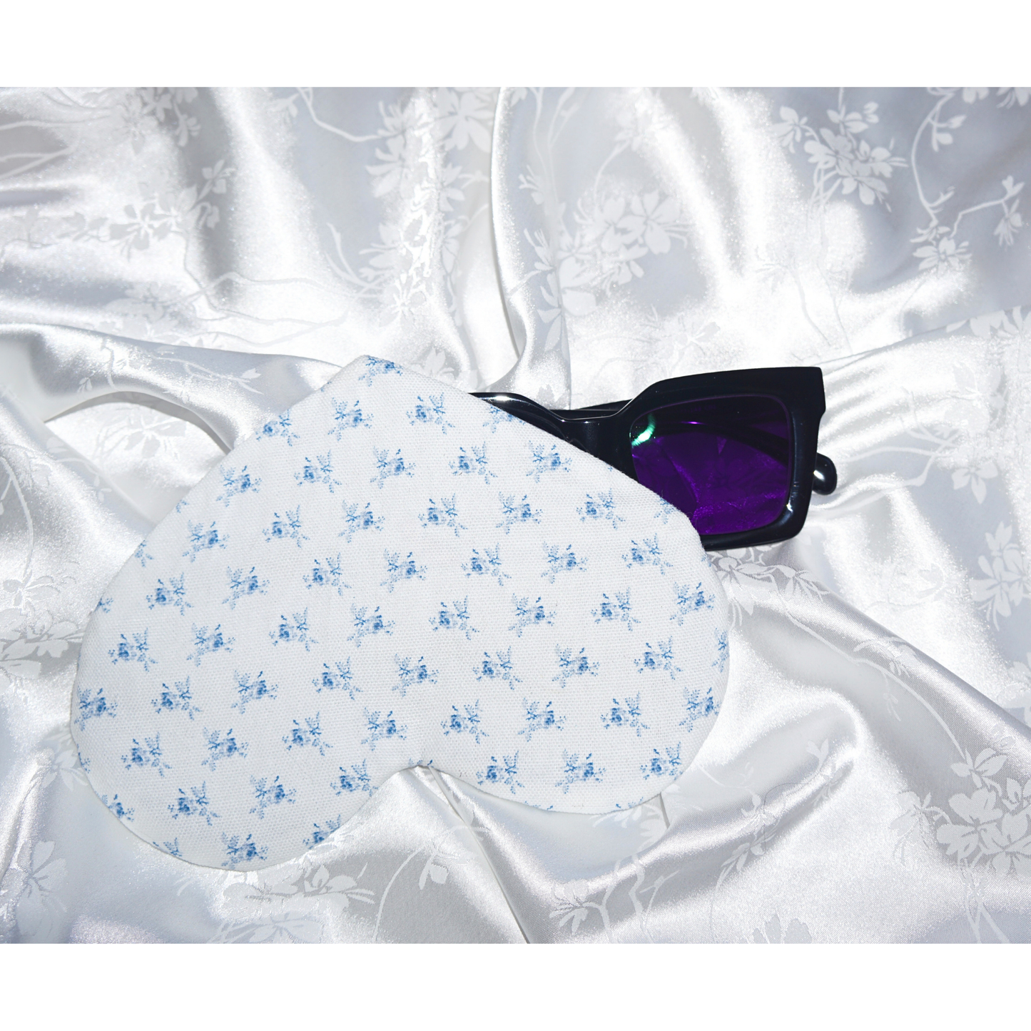 Blossom Heart Glasses Case